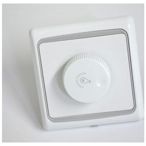 LED TRIAC Dimmer Switch 600W AC 220V LED Dimmer Switch For Dimmable panel light Downlight