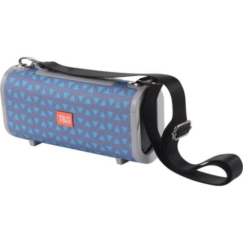 Fabric portable speaker outdoor subwoofer hands-free wireless big speaker supports TF card FM radio USB call function