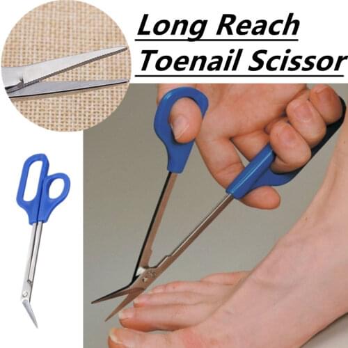 20cm(7.87'') Toe Nail Toenail Scissor Long Reach Easy Grip Trimmer for disabled Cutter Clipper Manicure Pedicure Trim Chiropody