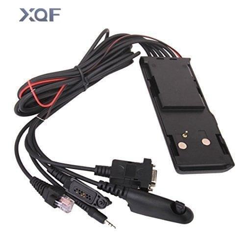 Universal RIB-Less 5 IN 1 Programming Cable HKN9857 For Walkie Talkie Motorola GM300 GP328 GP340 GP3688 GP88 CP140 Two Way Radio