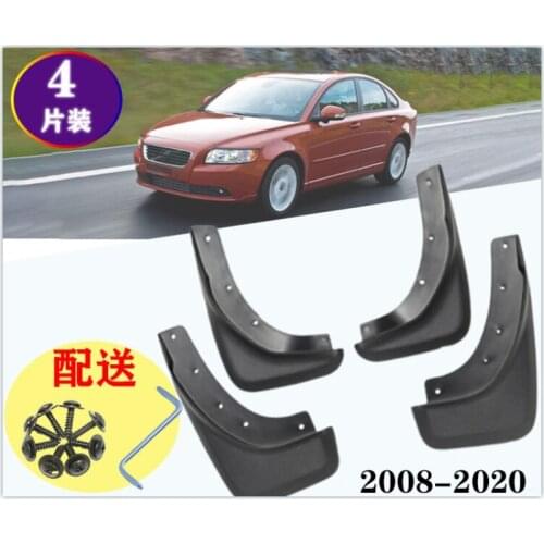 Mud flaps For Volvo s40 mudguard fenders Mud flap splash Guard Fender mudguards car accessories Front Rear 4 PCS
