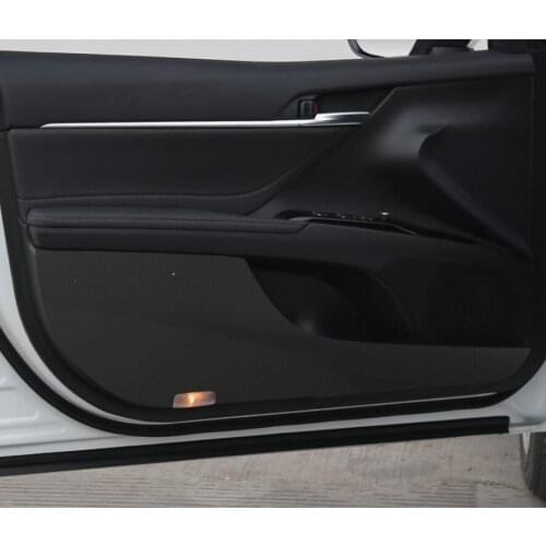Car Door Protectors Cover Anti Kicking Mat Pad For Toyota Camry XV70 2018 2019 Interior Accessories