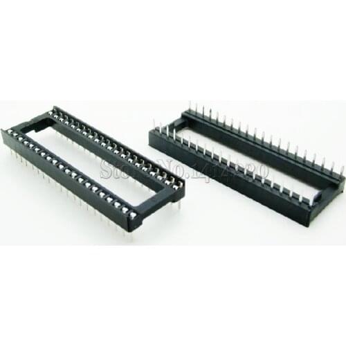 10Pcs 40pin DIP IC sockets Adaptor Solder Type 40 pin DIP-40
