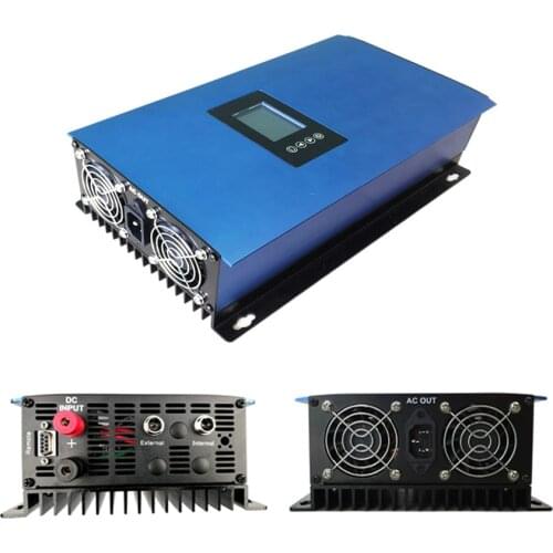 1000W LCD SOLAR GRID TIE INVERTER MPPT PURE SINE WAVE WITH LIMITER FUNCTION AC110V/ 230V BATTERY DISCHARGE POWER