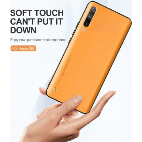 Luxury Leather Case For Huawei Honor 30i Shockproof Full Cover Phone Shell Fundas For Huawai Xonor Honor30i 6.3" Silicone Bumper