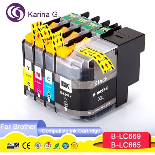 For LC669 LC665 compatible ink cartridge suit for Brother LC 669 665 for Brother MFC-J2320 MFC-J2720 etc