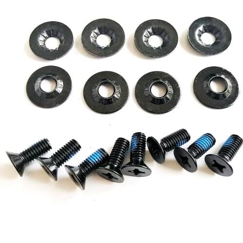 8 Sets Silver Snowboard Binding Screw Set Fits Most Of Bindings Ski Accessories Skis Outdoor Sport Parts Replacement