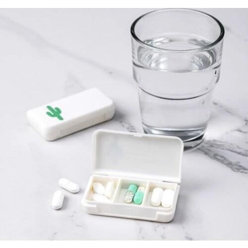 New Weekly Candy Pill Case Medicine Tablet Dispenser Organizer Pill Box Splitters Pill Storage Organizer Container