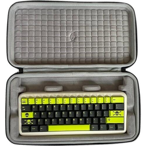 New Portable Hard Shell Carrying Case for MelGeek Mojo 60 65 68 75 Keyboard Pouch Storage Box Protective Cover HandBag