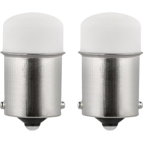 A Pair High Bright P21w Led 1156 Car Signal Light Bulb Automobile Reverse Turn Signal Lamp Bulb Brake Lamp Ba15s White DRL 12V