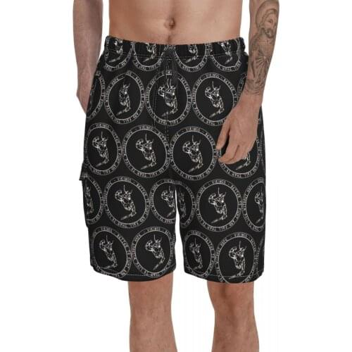 Causal VIKINGS Better To Fight And Fall (Golden V Valhalla, Norse, Floki Breathable Quick Dry Funny Sarcastic Male Shorts