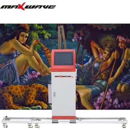 Industrial large format uv inkjet wall tiles 3d vertical wall mural printer