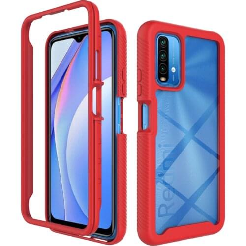 Transparent Armor Case For Xiaomi Redmi Note 9T Poco M3 Luxury Shockproof TPU Black Cover Capa For Redmi Note10 10Pro X3 NFC 10T