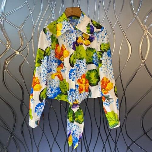 Red RoosaRosee Collar Blouses