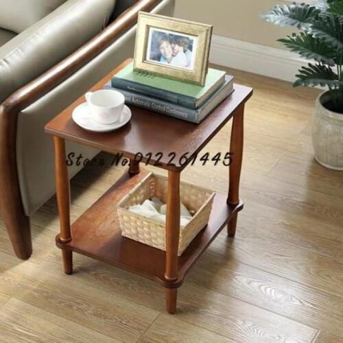Modern Simple Sofa Side Several Solid Wood Corner Several Cabinets Small Tea Table Mini Living Room Side Cabinet Corner Cabinet