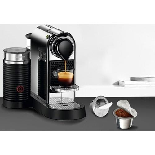 Tamper Stainless Steel Refillable Nespresso Coffee Capsule Reusable Nespresso Machine Espresso Coffee Maker Cup Filter