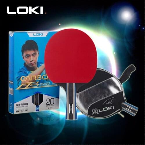 Loki 2 Star Table Tennis Racket Paddle 5 Wood Ping Pong Racket for Beginners Standardizing Maneuver