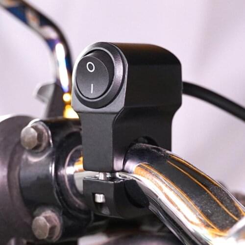 Universal Motorcycle Aluminium Alloy Waterproof Handlebar Light Control Switch