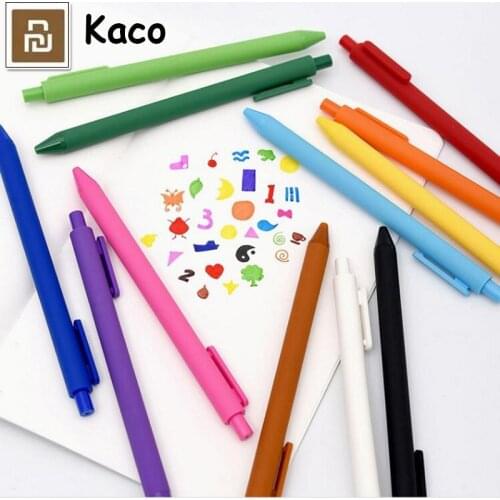 Xiaomi Kaco Pen 20/5 Colors Cute ABS Ballpoint Pens Ballpen Kawaii 0.5MM Pilo pen For Office School Writing Supplies Stationery