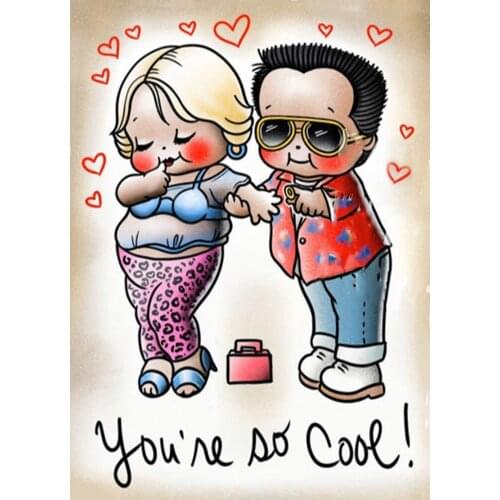 "YOU'RE DO COOT!" Tattoo Design Manuscript Print Painting Wall Art Retro Kraft Poster Wall Sticker Barber Shop Home Decor