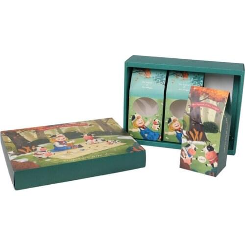 2020 Nougat Gift Box Set Bag \ Box \ Inner Box Nougat Gift Box Packaging Paper Package Bag Baking Wedding Christmas Kids Gifts
