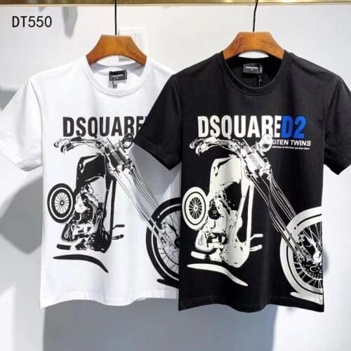2021 Fashion Trend DSQ2 Mens Premium Printed T-Shirt DT550