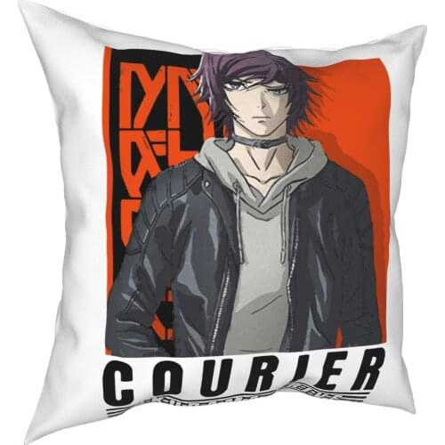 Akudama Drive The Courier Throw Pillow Cover Cushions for Sofa Japanese Anime Cutthroat Hoodlum Fashion Cushion Covers