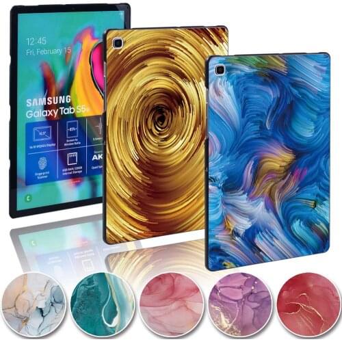 Back Case for Samsung Galaxy Tab S4 T830 T835/Tab S6 T860 T865/Tab S5e T720/Tab S7 T870 T875 - Watercolor Tablet Hrad Shell Case