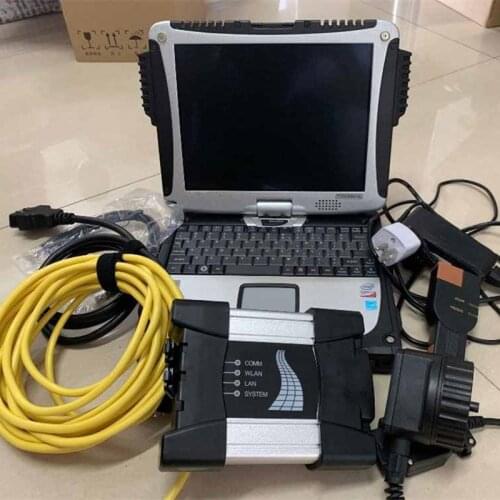 For Bmw ista/d ista/p icom Professional diagnostic tool for bmw icom NEXT a b c with Laptop cf19 hdd Installed 2020.12 Software