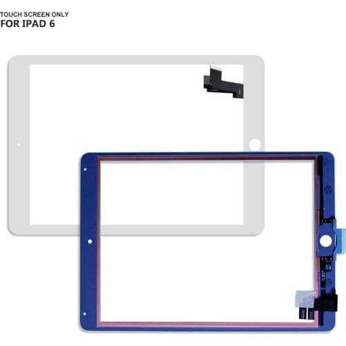 For iPad 6 / iPad Air 2 A1567 A1566 touch Screen Digitizer Panel Glas Touch Screen