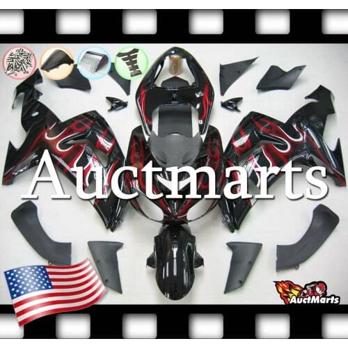 For Kawasaki Ninja ZX10R 2006 2007 06 07 Injection Plastic Fairing Kit (P/N:3g2)
