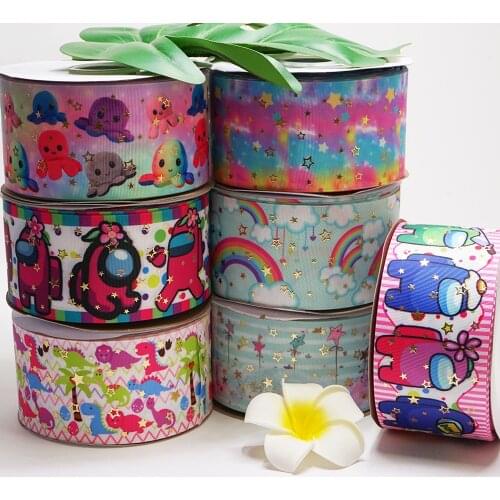 3 Inch 75 mm Printed Holographic Foil Ribbon 50 Yard Craft Suppliers H2401117