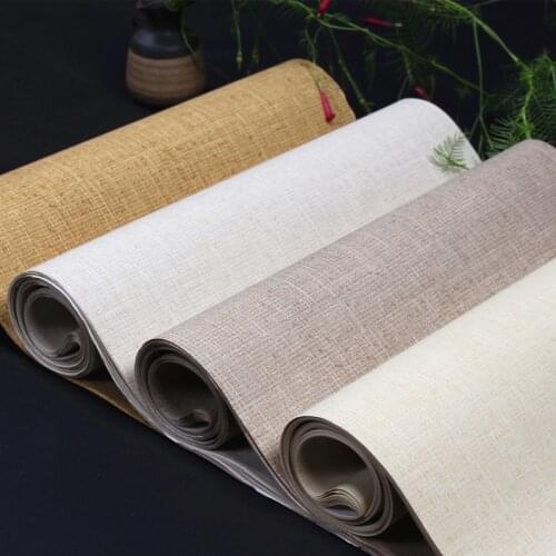 Brush Calligraphy Special Rice Paper Antique Painting Batik Rice Papers Retro Half-Ripe Linen Xuan Paper Rijstpapier 10 Sheets