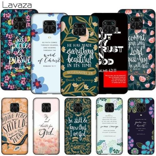 Lavaza K109 Psalm 42 1 TPU Soft Case for Redmi Note 5 6 6A 7 7A 8 8T 8A 9 9A 9C 9S K20 K30 Poco X2 Pro Max