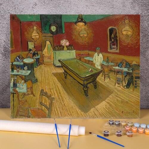 Landscape Van Gogh DIY Painting By Numbers Kit Oil Paints 40*50 Picture By Numbers Photo Home Decoration For Adults Art