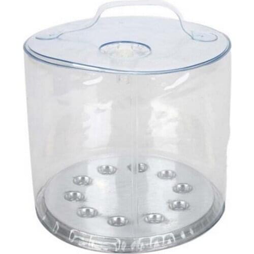 Inflatable Solar Lantern Camping Solar Powered Portable LED Light Foldable Waterproof Hiking Hunting Lantern for Outdoor