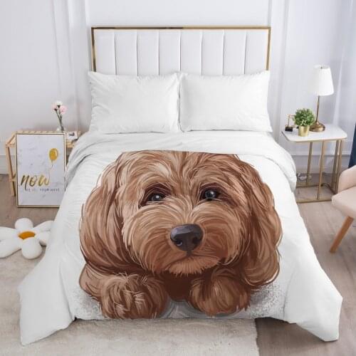 Duvet cover Quilt/Blanket/Comfortable Case Luxury Bedding 140x200 150x200 240x220 240x260 for Home 3D Print animal brown