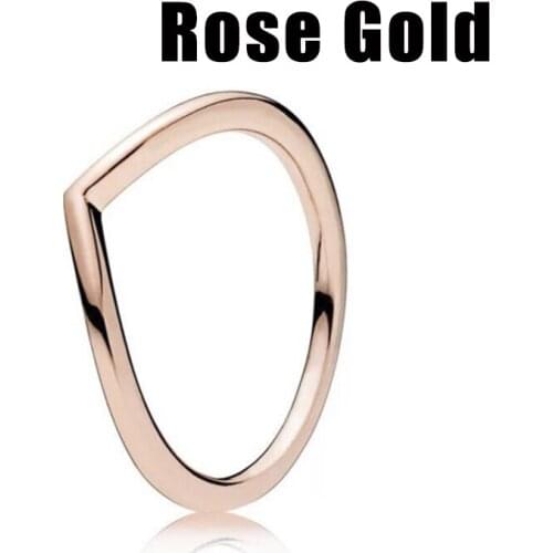 Popular Simple Fashion Princess Style Simple Temperament V-shaped Female Ring Jewelry Jewlery for Women Whole Sale
