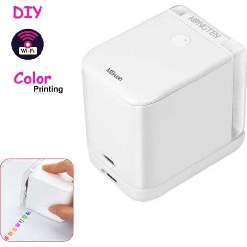 Portable Mobile Color Mini Handheld Inkjet Printer WIFI Wireless Bluetooth Tattoo Logo Printing Print Cool Gadget for Designers