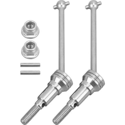 RC Live Axle M16105 Remote Control Front Drive Shaft Aluminium Alloy for 16889A 16889 S1601 S1602 RC Car 1/16 RC Drive Axle