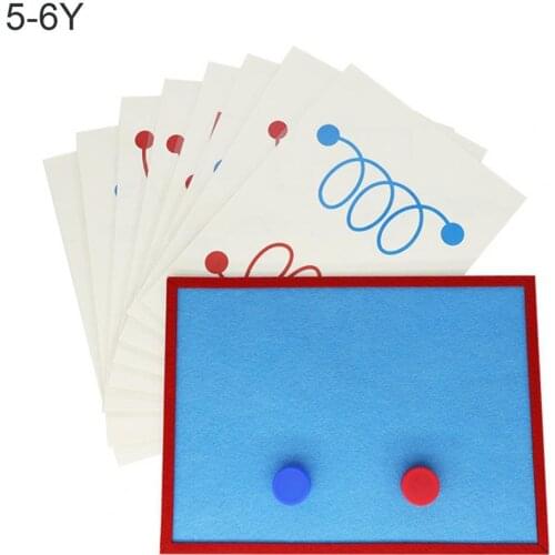 Early Education Intelligence Development Toy Pen Track Thinking Training Kit Childrens Left Right Brain Development Tool Toy