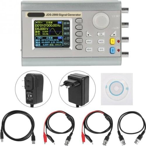 JDS2900 DDS Signal Generator Counter Digital Control Sine Frequency Dual Channel AC100240V Signal Generator Arbitrary Waveform