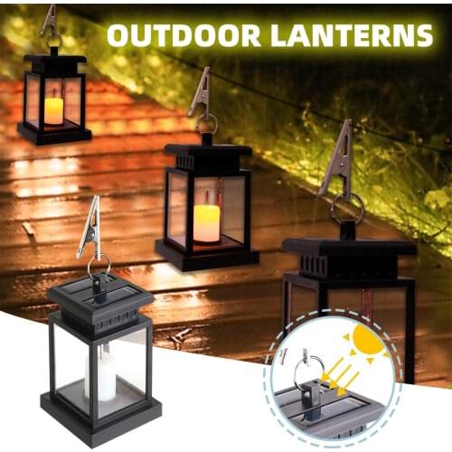 Solar lamps Garden Lights Retro Outdoor Garden Decoration Hanging Lantern Portable LED Solar Lantern Outdoor Lighting 2021