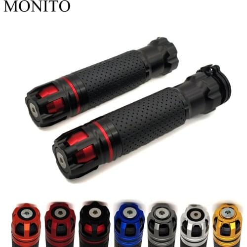 Universal 7/8'' 22MM CNC Motorcycle handle bar Caps Brake Handlebar Grip For DUCATI Monster S2R 800 821 797 695 696 796 400 M400
