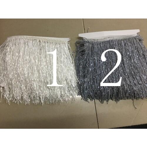 Stock tassel lace stock 5yards/bag Ym23# 15cm High-grade 2color Tassels for sawing dress factory outlet