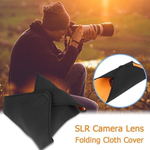 Lens Protective Wrap Camera Accessories Portable Waterproof Camera Wrap Cloth Folding Lens Protective Cover for DSLR SLR