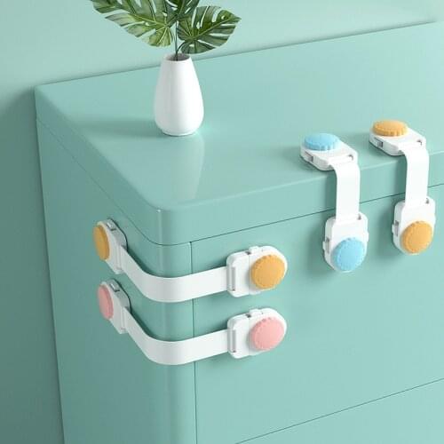 Baby Security Protector Drawer Safety Lock Biscuits Style Cabinet Cupboard Door Window Lock Children Protection Accessories