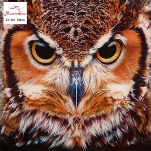 GOLDEN PANNO Diamond Painting Full Square 5D Diy Daimond Embroidery Diamant Mosaic Sale Displasy Broderie Diamant Owl 01