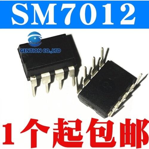 10PCS SM7012 current mode PWM control IC chip DIP8 8 feet in stock 100% new and original