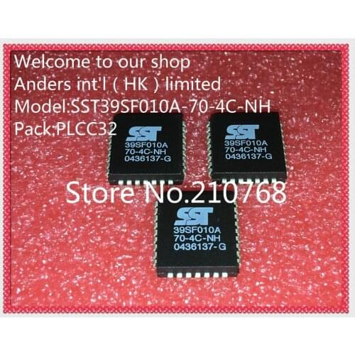 50pcs/lot SST39SF010A-70-4C-NHE SST39SF010A-70-4C-NH SST39SF010A 39SF010A 70-4C-NH PLCC32